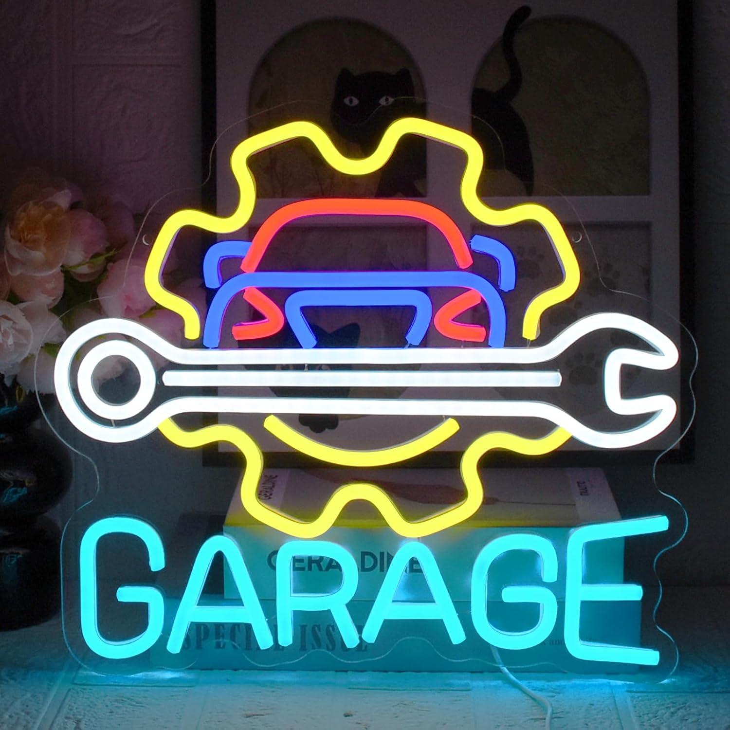 Garage Neon Sign USB Powered L - огляд і ціна Neon Sign Party