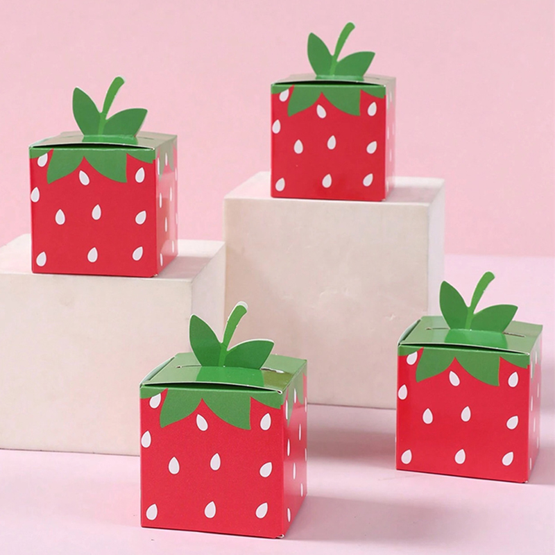 5/10/20pcs Strawberry Party Fa - огляд і ціна Event Party Box