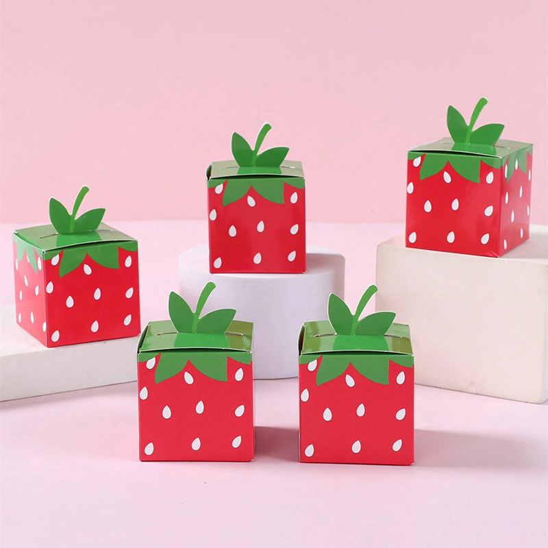 5/10/20pcs Strawberry Party Fa - огляд і ціна Event Party Box