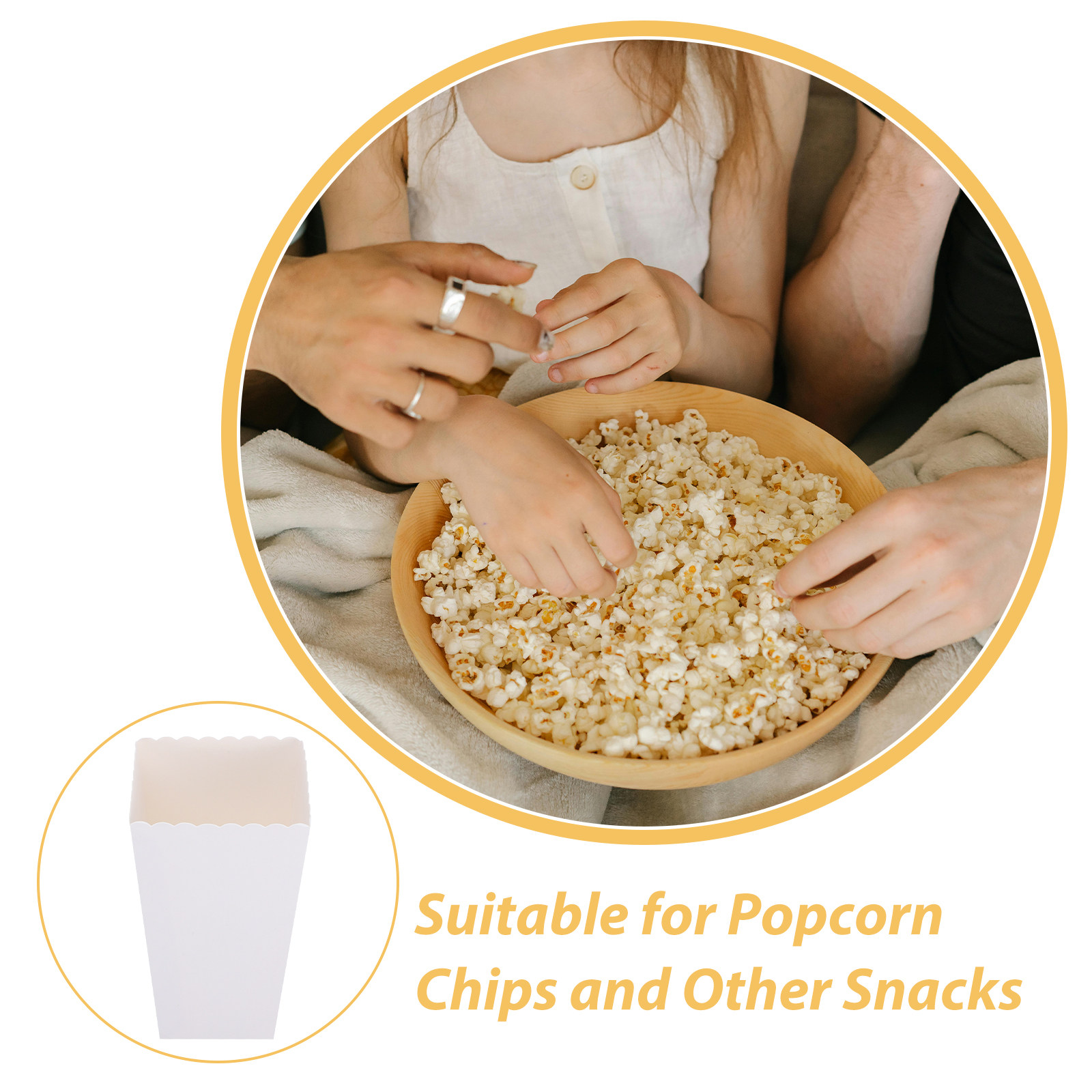 50Pcs Party Disposable Popcorn - огляд і ціна Event Party Box