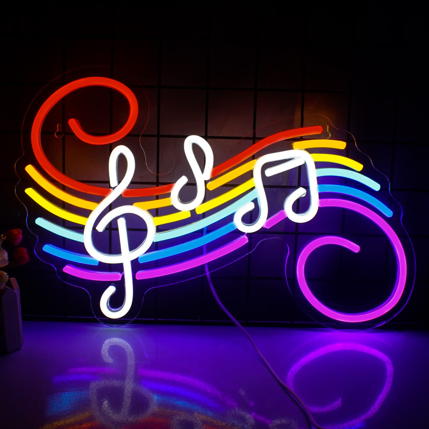 Music Notes Neon Sign Customiz - огляд і ціна Neon Sign Party