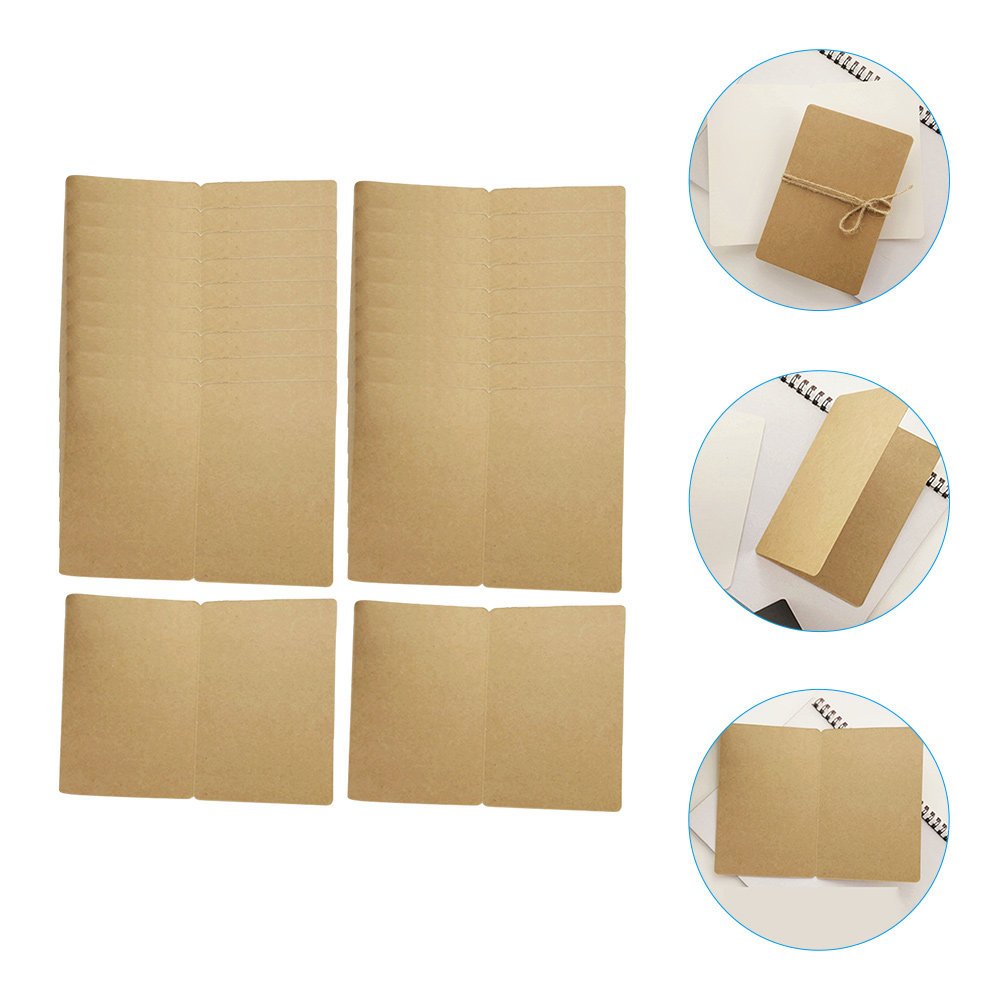 20Pcs Rustic Blank Cards Kraft - огляд і ціна Papercraft Supply Invitation