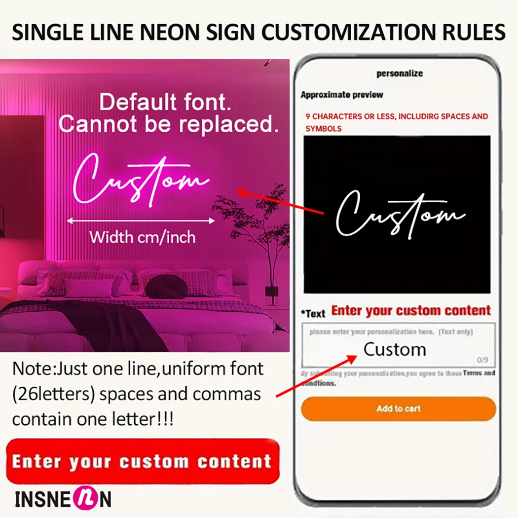 Custom Neon Sign Personalized  - огляд і ціна Neon Sign Party