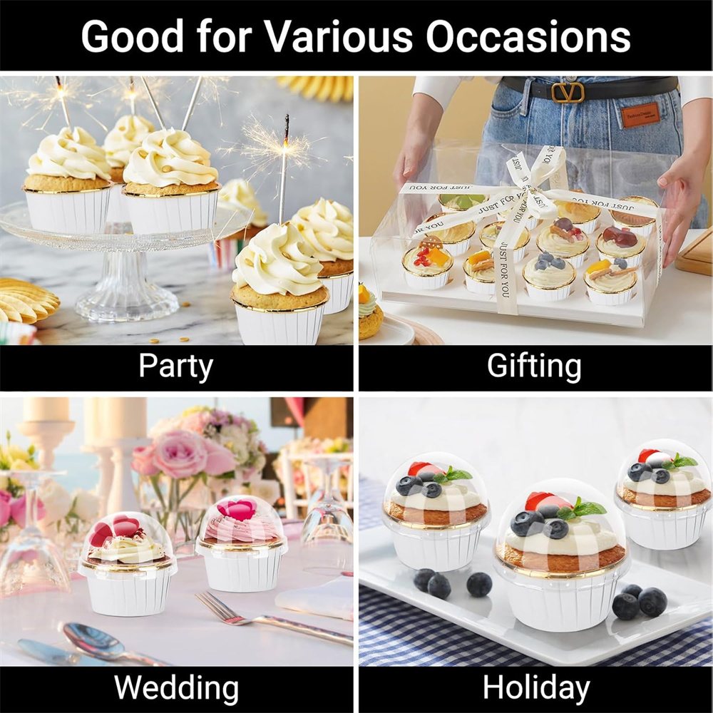 50 pcs Muffins Cup Paper Cupca - огляд і ціна Plastic Cup 50Pcs