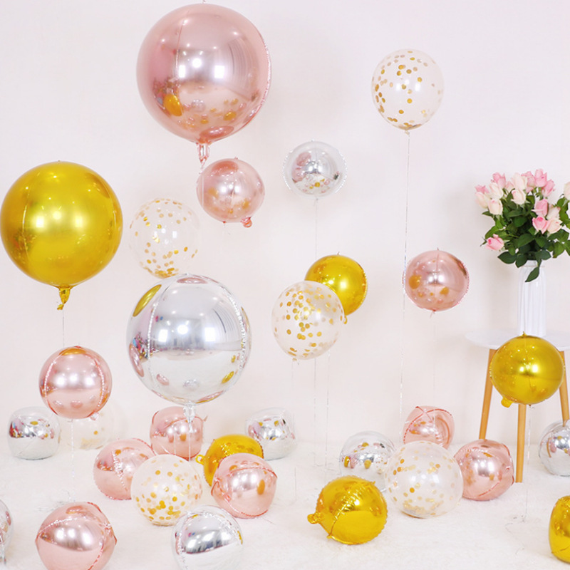 5pcs 10 18 22 Inch 4D Round Me - огляд і ціна Party Event Supply Store