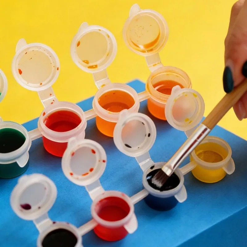 10/30/50PCS Empty Paint Pots M - огляд і ціна Plastic Cup 50Pcs