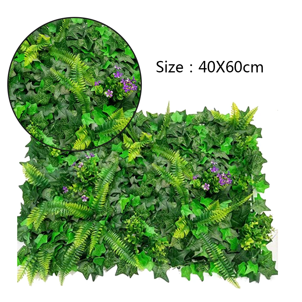 40*60cm Artificial Lawn Plant  - огляд і ціна Flower Wall Panel