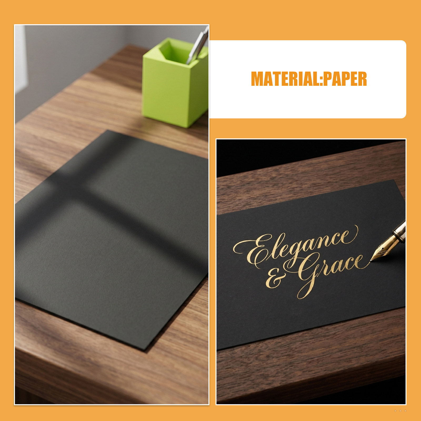 60Pcs Black Cardstock Scrapboo - огляд і ціна Papercraft Supply Invitation