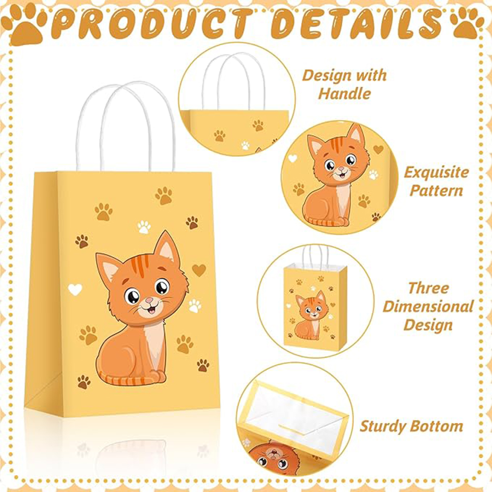 6-48Pcs Colorful Cartoon Cat P - огляд і ціна Event Party Shop
