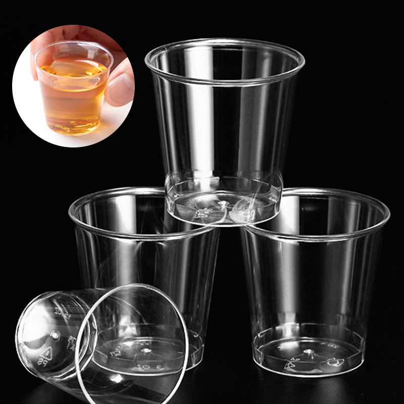 50PCS Mini Clear Plastic Dispo - огляд і ціна Plastic Cup 50Pcs