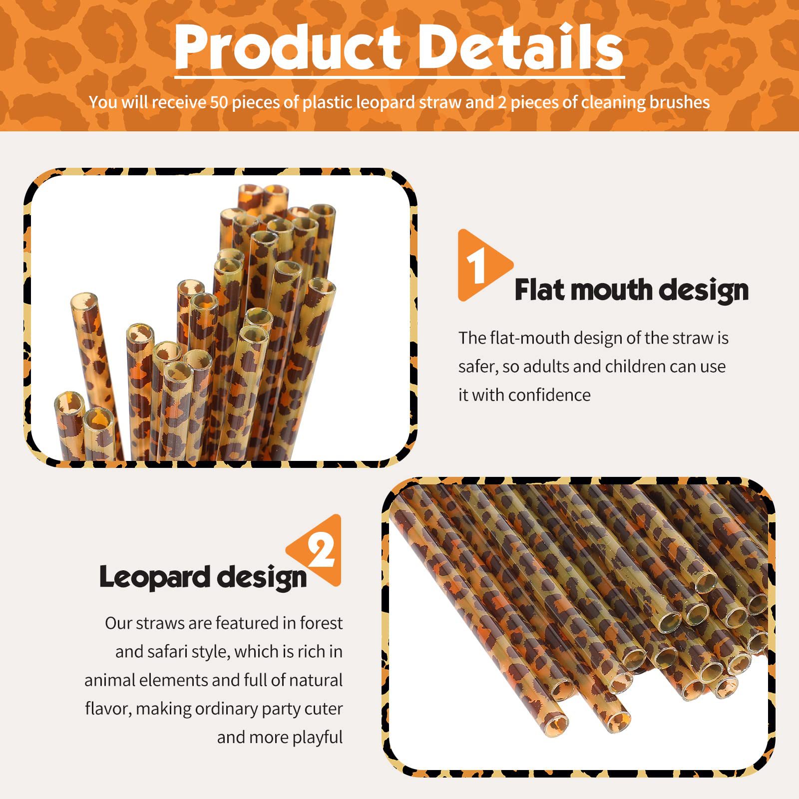 10/20/50pcs Leopard Reusable P - огляд і ціна Plastic Cup 50Pcs