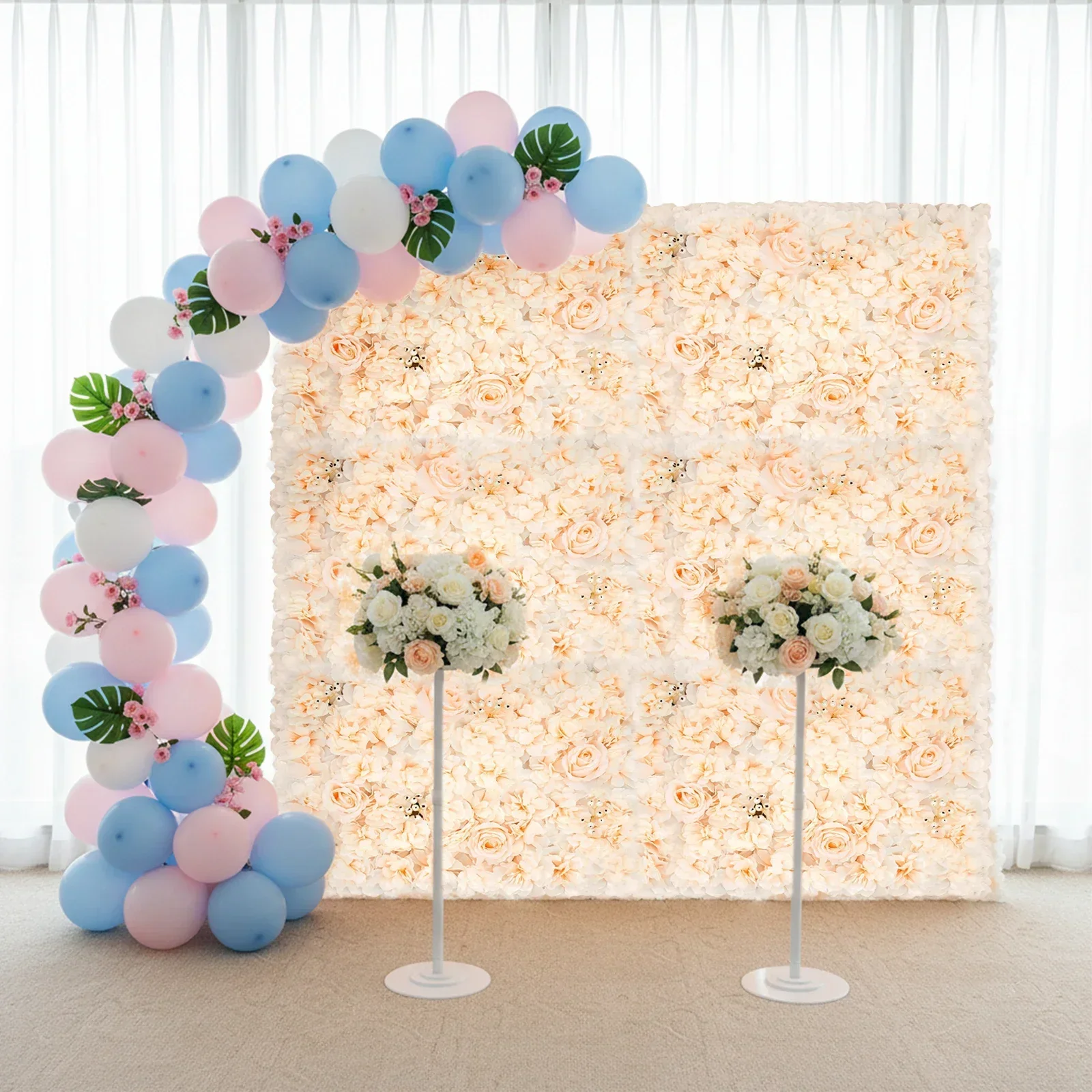 6 PCS 60*40cm Artificial Flowe - огляд і ціна Flower Wall Panel