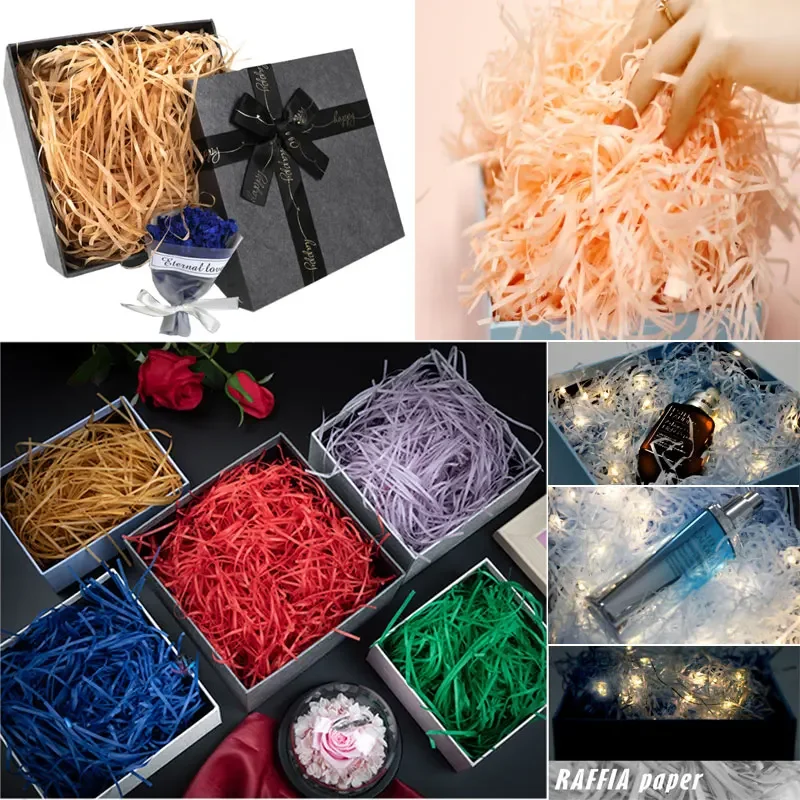100g raffi Colorful Shredded C - огляд і ціна Paper Straw Color