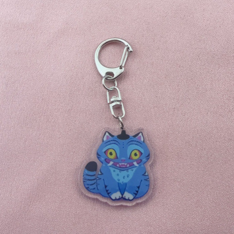 8pcs acrylic cute cat keychain - огляд і ціна Event Party