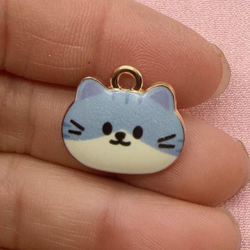 12pcs Printed Cat Head Alloy D - огляд і ціна Event Party