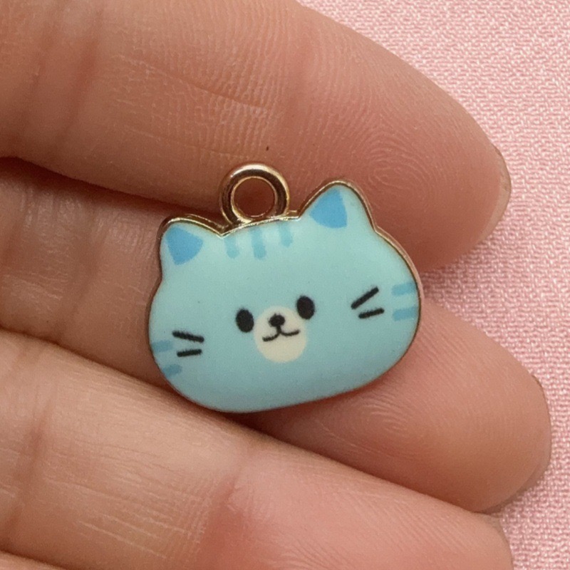 12pcs Printed Cat Head Alloy D - огляд і ціна Event Party