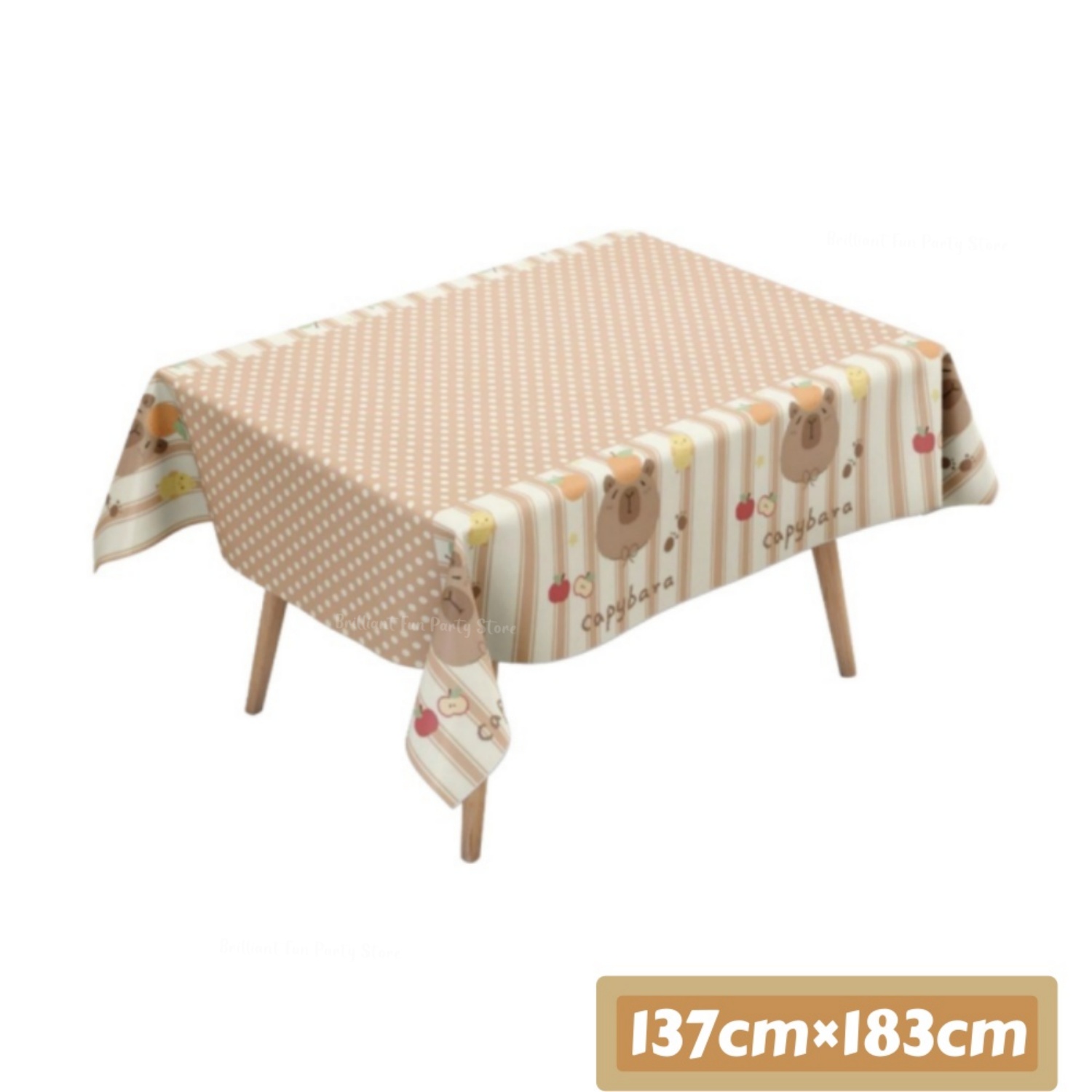 Cute Capybara Tablecloth for K - огляд і ціна Table Cloth Disposable